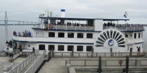 The ferry out to Fort Sumter